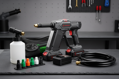 🔫 Hidrolavadora Inalámbrica 2 Baterías 48W + 48W — Potencia Total Sin Cables